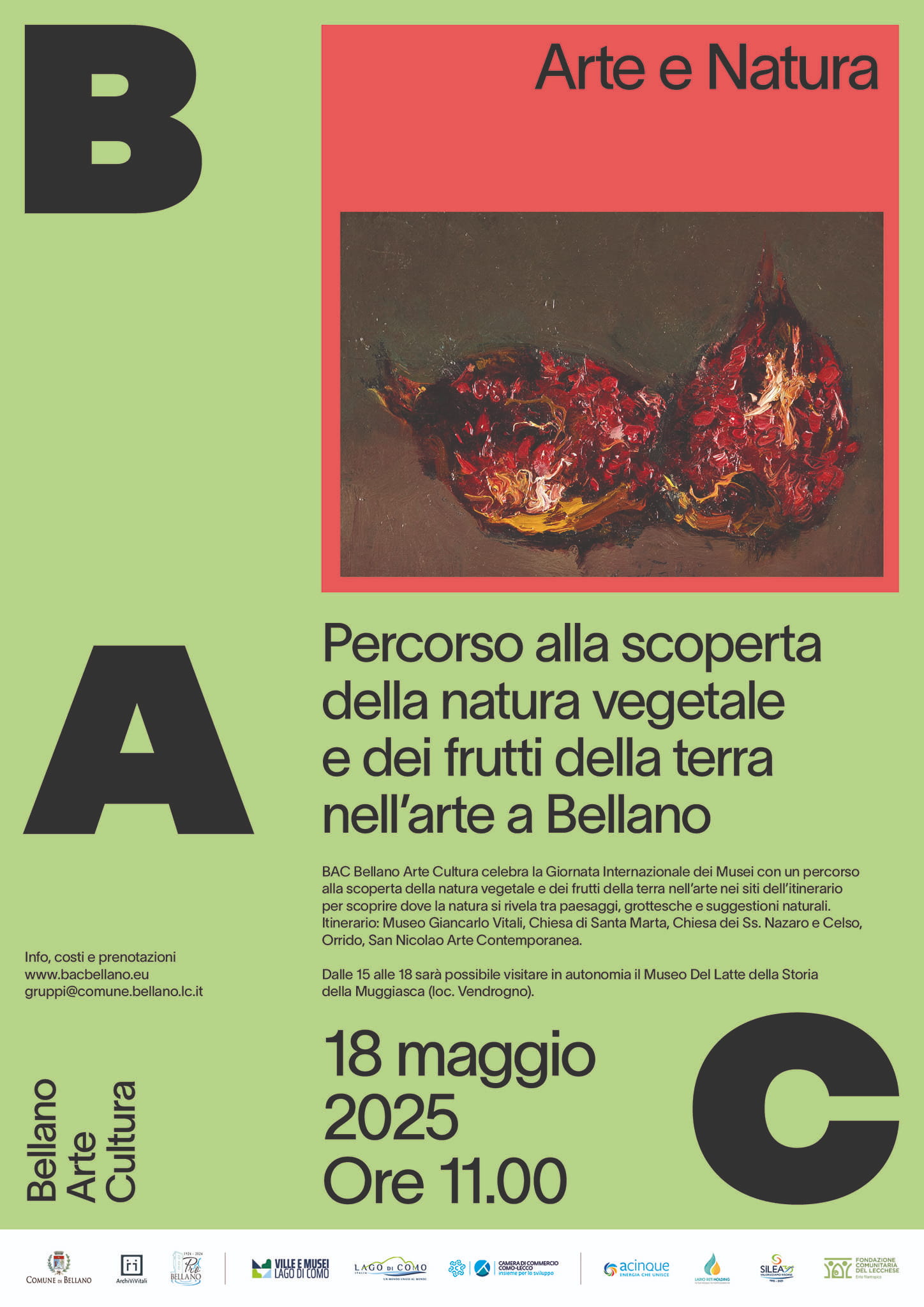 BAC Arte e Natura – Alla scoperta della natura vegetale e dei frutti della terra nell’arte a Bellano